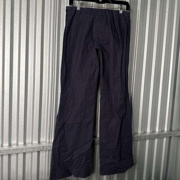 Tory burch navy blue low waisted flared pants size 2 - Picture 3 of 5